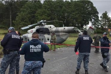 ¡LE MOSTRAMOS! El momento en el que se desplomó un helicóptero de la Marina donde viajaba el secretario de Gobierno de Veracruz, en México (+Video)