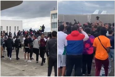 ¡FRANCIA EXPECTANTE! Aficionados del PSG se concentran a la espera de Messi en el aeropuerto de Le Bourget mientras el futbolista descansaba en la piscina de su casa en Barcelona (+Videos)