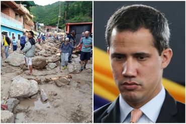 ¡ASÍ LO DIJO! Guaidó lamentó las muertes en Mérida por los estragos causados por las fuertes lluvias: “Los venezolanos estamos desprotegidos”