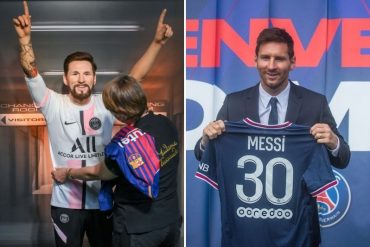 ¡NO SE QUEDARON ATRÁS! En el museo de Madame Tussauds cambiaron la camiseta a la figura de cera de Leo Messi (+Fotos)