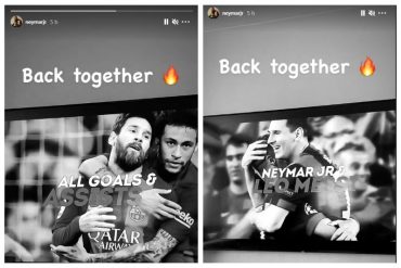¡VEA! “De nuevo juntos”: El emotivo mensaje de Neymar para celebrar la llegada de Messi al PSG (+Captura)