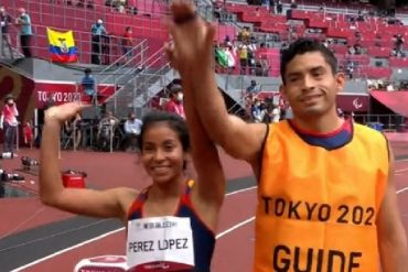 ¡ORGULLO NACIONAL! Alejandra Pérez ganó medalla de bronce en 400 metros planos T12 de los Juegos Paralímpicos