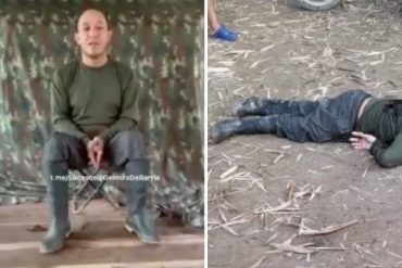 ¡MIRE! Disidencias de las FARC habrían asesinado a presunto jefe del Tren de Aragua en la frontera (+El video que grabó antes de morir)