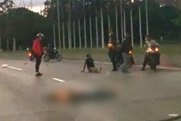 ¡HORROR! Una persona fallecida tras robo frustrado en un autobús en la autopista Francisco Fajardo (+Videos)