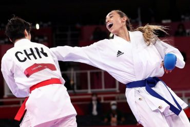 ¡MÍRELA! Claudymar Garcés lo dio todo, pero no logró avanzar a la semifinal de karate kumite: se lleva diploma olímpico (+Videos de su histórica participación)