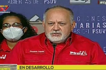 ¡LO MÁS RECIENTE! «Esperamos dar los resultados en el transcurso de la madrugada»: Cabello anunció extensión de primarias del PSUV hasta las 8:00 p.m.