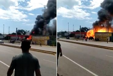 ¡LE CONTAMOS! Reportan fuerte explosión en una estación de servicio de Barcelona, Anzoátegui: al menos un fallecido y varios heridos (+Video)