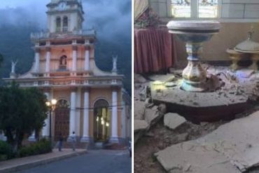 ¡LE MOSTRAMOS! Los destrozos que sufrió la iglesia Nuestra Señora de las Mercedes en Zea tras las fuertes lluvias en Mérida (+Fotos)