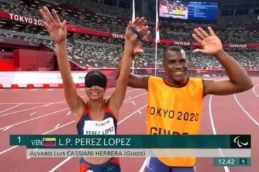 ¡ORGULLO! La venezolana Linda Pérez alcanzó otra final en los 100 metros T11 de los Juegos Paralímpico de Tokio (+Video)