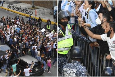 ¡CAUSÓ FUROR! Así se vivieron los emocionantes momentos entre los aficionados venezolanos que esperaban ver a Messi en Caracas (+Fotos)