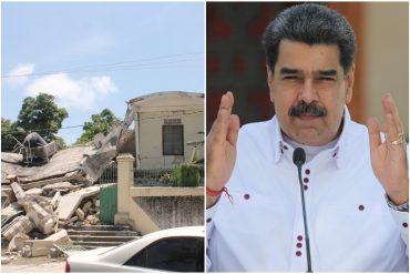 ¡SEPA! Maduro ordenó “enviar todo el apoyo que se pueda” a Haití luego del terremoto de magnitud 7,2 que dejó cientos de muertos y heridos