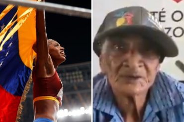 ¡ENTERNECEDOR! El sentido mensaje de la bisabuela de Yulimar Rojas por su medalla de oro y récord mundial (+Video que te “aguará” el guarapo)
