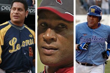 ¡ORGULLO! Robert Pérez, Bob Abreu y Edgardo Alfonzo, electos al Salón de la Fama del Béisbol Venezolano
