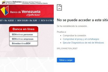 ¡Y SIGUE LA CALAMIDAD! Usuarios del Banco de Venezuela siguen reportando fallas con su plataforma web este viernes #17Sep (+Reacciones)