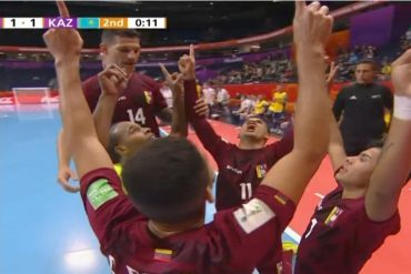 ¡SE LO CONTAMOS! La Vinotinto empata con Kazajistán y termina invicta la fase de grupos del Mundial de Futsal (+Tabla de posiciones)