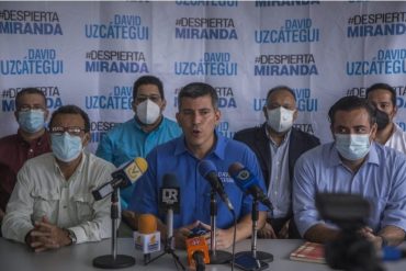 ¡POLÉMICO! Continúa la pelea por el poder en Miranda: David Uzcátegui evita responder si acepta repetir encuestas como pide la MUD