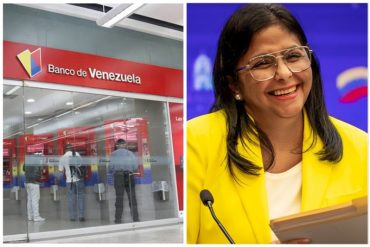 ¡ASÍ LO DIJO! Delcy Rodríguez acusa a EEUU del supuesto “ataque” contra el Banco de Venezuela