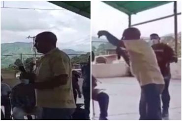 ¡TRÁGICO! Vocero comunal murió de un infarto cuando exigía mejoras a candidata chavista (+Video)