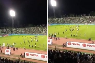 ¡TREMENDO DESPELOTE! Fanáticos ingresaron al césped del Estadio Olímpico de la UCV para intentar tomarse un selfie con Leo Messi (+Video)