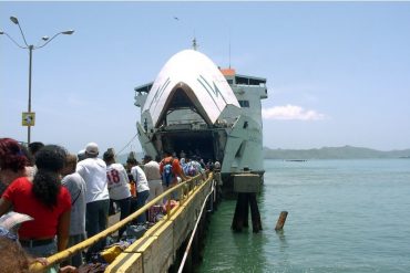 ¡ENTÉRESE! Lo que debes pagar actualmente para viajar ida y vuelta en ferry hacia Margarita