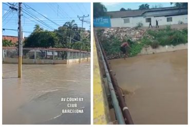 ¡LE DECIMOS! Desbordamiento del río Neverí causó grandes inundaciones en Barcelona: gobernador Barreto Sira declaró estado de necesidad y urgencia  (+Videos)