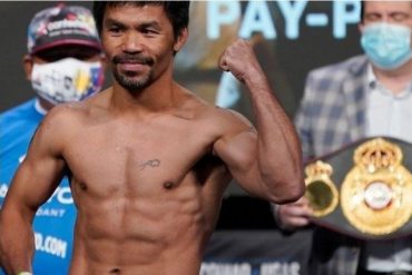 ¡SE LANZÓ AL AGUA! Manny Pacquiao anunció que será candidato a la presidencia de Filipinas en 2022: «Acepto con valentía el desafío de postularme»