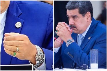 ¡BIEN HUMILDE! Un Rolex y un anillo de esmeralda: las joyas de lujo que Maduro exhibió durante la cumbre de la Celac