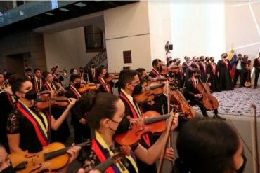 ¡SE LO CONTAMOS! Orquesta juvenil venezolana ofreció concierto a las delegaciones del régimen y la oposición en México (+Videos)