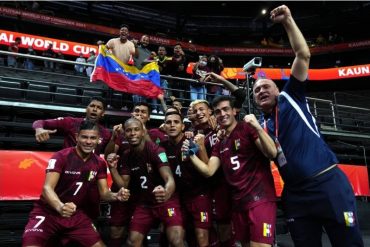 ¡QUÉ ORGULLO! La Vinotinto derrotó a Costa Rica y avanzó a los octavos de final del Mundial de Futsal Lituania 2020