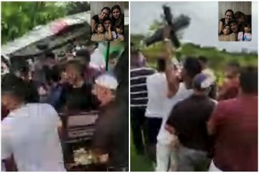 ¡INDOLENTES! “Son unos inhumanos al no dejarme entrar”: diputado Wilmer Azuaje presenció el funeral de su hijo a través de una videollamada (+video)