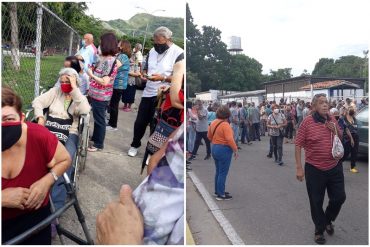 ¡INAUDITO! “Una nueva burla”: aseguran que a abuelos de Aragua los mandaron para su casa tras madrugar para recibir segunda dosis de Sputnik V