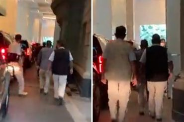 ¡MIRE! Llega al hotel Sofitel en México delegación oficialista del diálogo este lunes #6Sep (+Video)