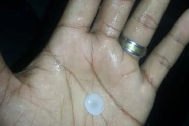 ¡LE MOSTRAMOS! Reportaron lluvia de granizo en varias partes de Lara y Portuguesa este #15Sep (+Fotos)