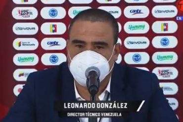 ¡VEA! “Me quito el sombrero con estos jugadores”: Leonardo González defendió el desempeño de la Vinotinto durante el partido contra Perú (+Video)