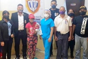 ¡DE PELÍCULA! Rescataron a recién nacido raptado por una mujer que burló seguridad de un hospital en Guárico