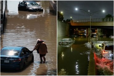 ¡ESTREMECEDOR! Inundaciones en Nueva York y alrededores dejaron al menos 41 personas fallecidas: muchos quedaron atrapados en sus vehículos