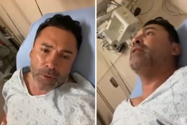 ¡VEA! «Me siento mal, no puedo respirar»: El video con el que Oscar de La Hoya anunció que contrajo COVID-19 pese a estar doblemente vacunado (está hospitalizado)