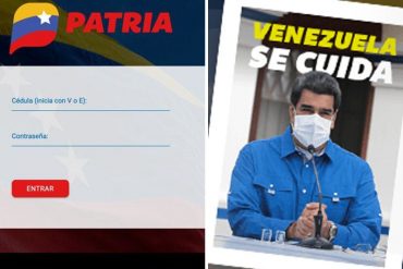 ¡SEPA! Régimen inicia pago del bono «Venezuela se cuida» a través del sistema Patria (+El monto es poco más de $2)