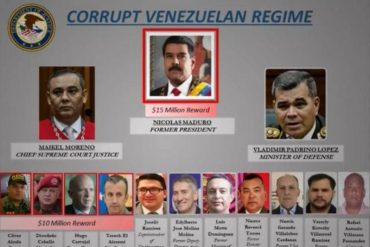 ¡VAYA, VAYA! En la lista de los más buscados en Estados Unidos: el Pollo Carvajal aparece junto a Nicolás Maduro, Diosdado Cabello, Padrino López y otros (+detalles)