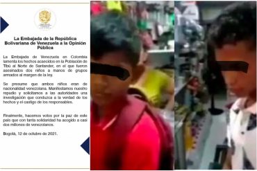 ¡SEPA! Embajada de Venezuela en Colombia solicita investigación por asesinato de dos adolescentes venezolanos