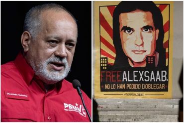 ¡PICADO! “No le armamos expediente a nadie”: Diosdado sigue malcriado por la extradición de Alex Saab y justificó detención de exdirectivos de Citgo (+Video)