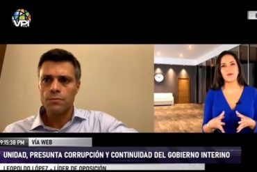 ¡LE CONTAMOS! Leopoldo López afirmó que la ausencia de la figura de Guaidó como presidente encargado tendría “graves consecuencias para Venezuela” (+Video)