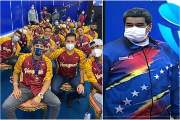 ¡VEA! Maduro recibió en el Palacio de Miraflores a la delegación venezolana de béisbol, campeona en la Copa Mundial de Béisbol Sub-23 (+Video)