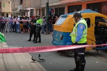 ¡LAMENTABLE! Conductor arrolló a migrante venezolano que hacía delivery en su moto en Perú y se dio a la fuga