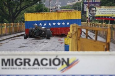 ¡LE MOSTRAMOS! Retiraron contenedores que bloqueaban el paso en el puente internacional Francisco de Paula Santander