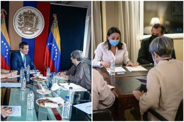 ¡SEPA! Guaidó y María Corina Machado se reunieron con jefa de la Misión Electoral de la UE en Venezuela