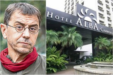 «VAYA, VAYA» El régimen habría pagado otros 200.000 euros a Monedero en el Hotel Alba de Caracas, revela OkDiario