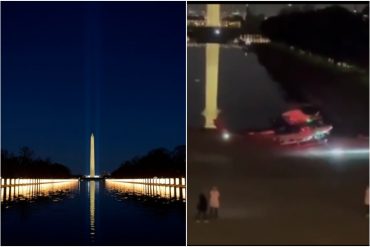 ¡TERRIBLE! Reportaron un aparente intento de suicidio cerca del Monumento a Lincoln en Washington D.C. (+Video)