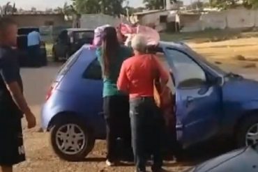 ¡INDIGNANTE! Reportan que una mujer dio a luz en un vehículo a las afueras del Hospital Adolfo Pons de Maracaibo (+Video)