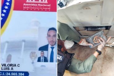 ¡BOCHORNOSO! Hombre arrestado por posesión de 336 panelas de cocaína estaría acreditado como diputado de la AN de Maduro (+Fotos)